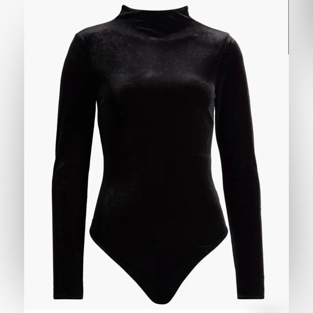 Good American Velvet Bodysuit